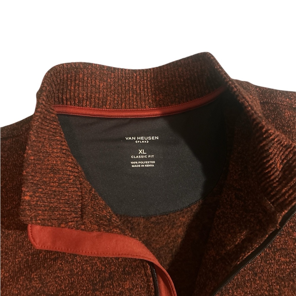 Van Heusen Red and Black Sweater